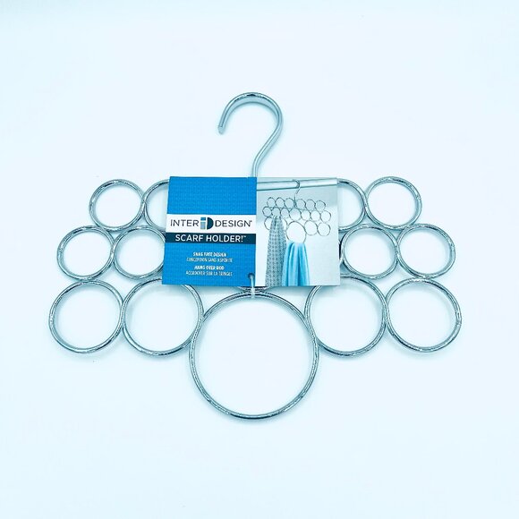 NEW Three (3) Heavy Duty Metal Closet Scarf Holders - Picture 2 of 2